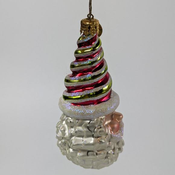 Christopher Radko Glass Christmas Ornament Handcrafted 02 Minty Nick Gem 1010126 - Picture 2 of 8